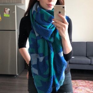 Blue scarf - Maje